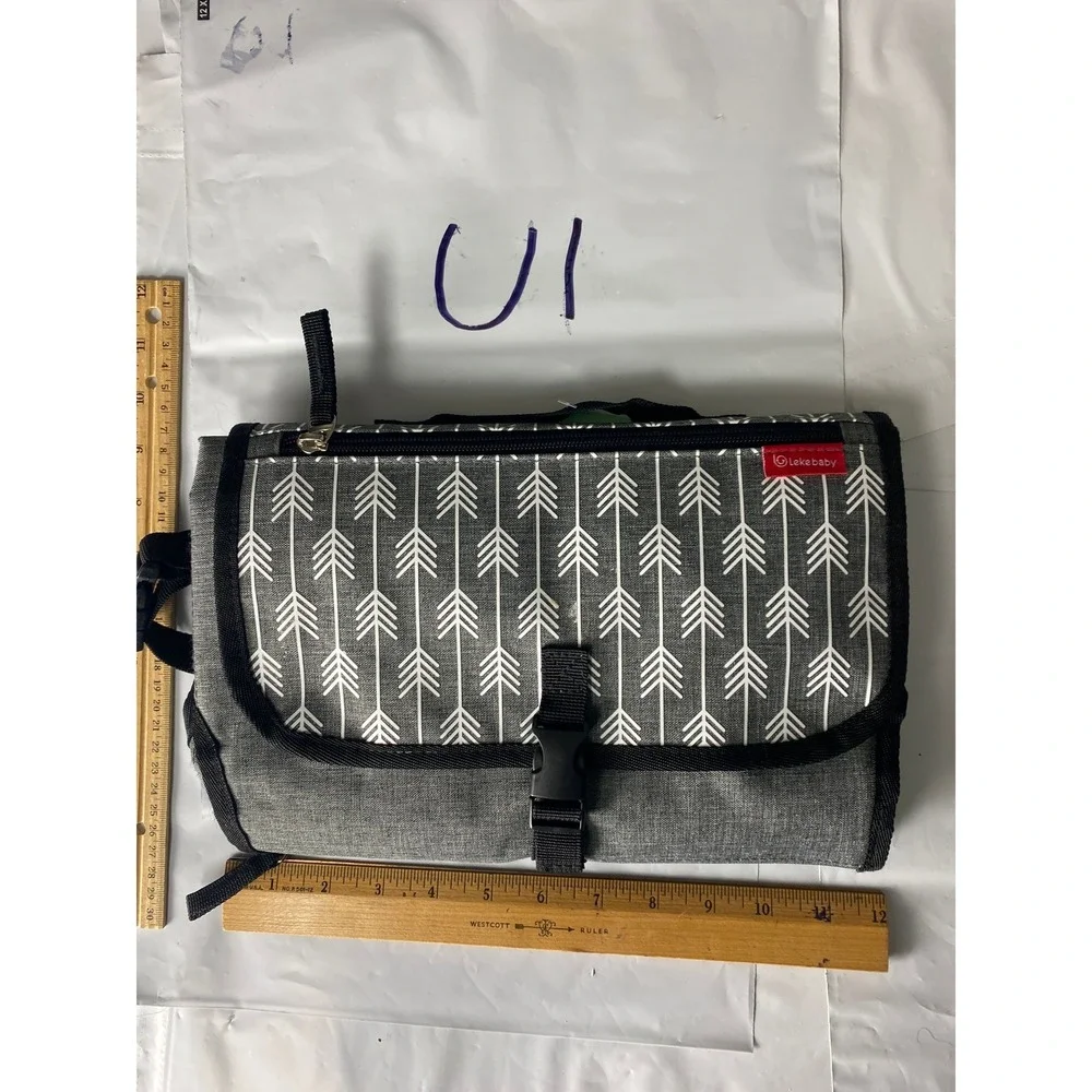 Baby‎ Diaper Changing Pad Clutch Portable Travel Foldable Arrows Pattern